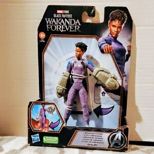 Marvel Wakanda Forever Shuri Figure in Purple and Blue
